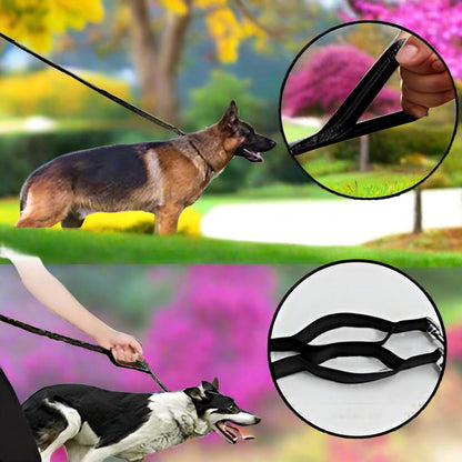 laisse pour chien - HandFreeDogLeash™ - Noir